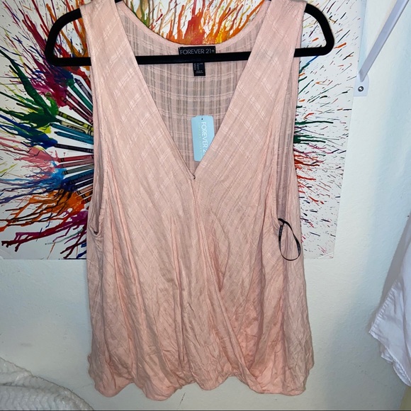 Forever 21 sleeveless blouse. Sleeveless blouse 3X - Picture 1 of 5